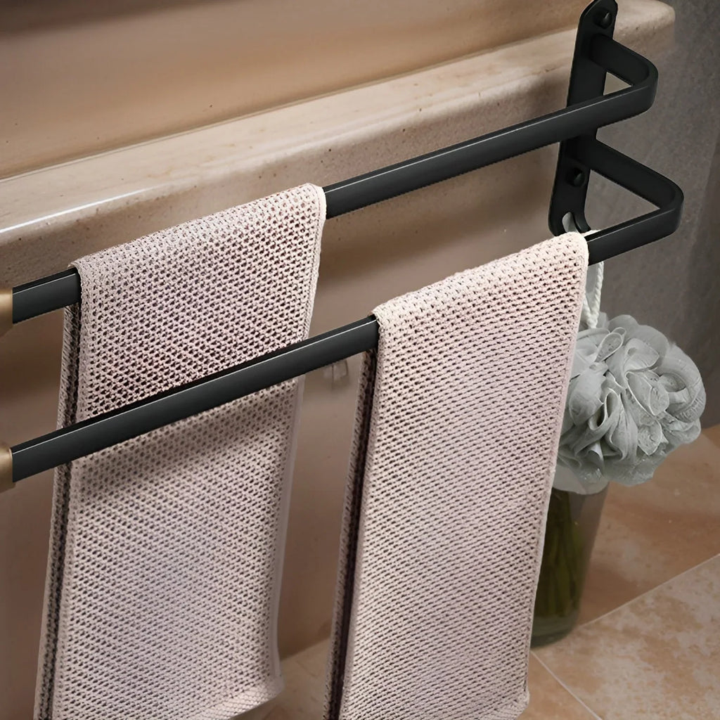 Aluminum towel holder