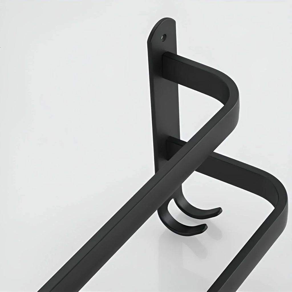 Aluminum towel holder