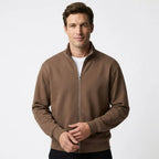 Men's zip-up sweater