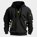 Hugo - Men's half-zip hoodie 0