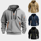 Hugo - Men's half-zip hoodie 2