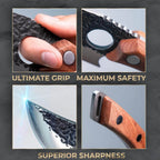 Stainless steel gyuto-style knife