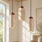 Kairi Natural Stone Travertine Modern Pendant Light 1