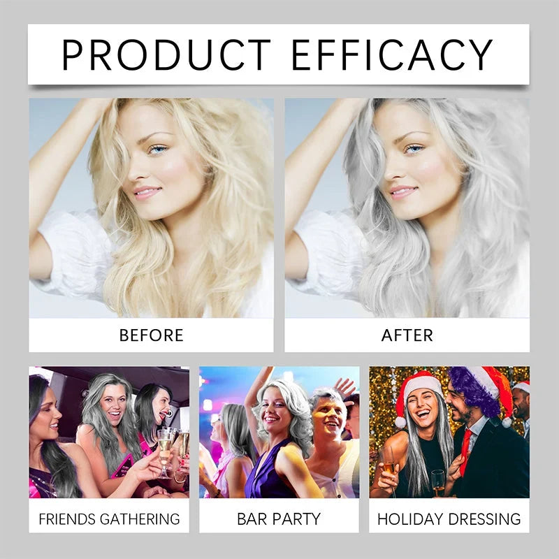 Kalsten | 2-in-1 Natural Essence Extract Metallic Gray Hair Dye 2