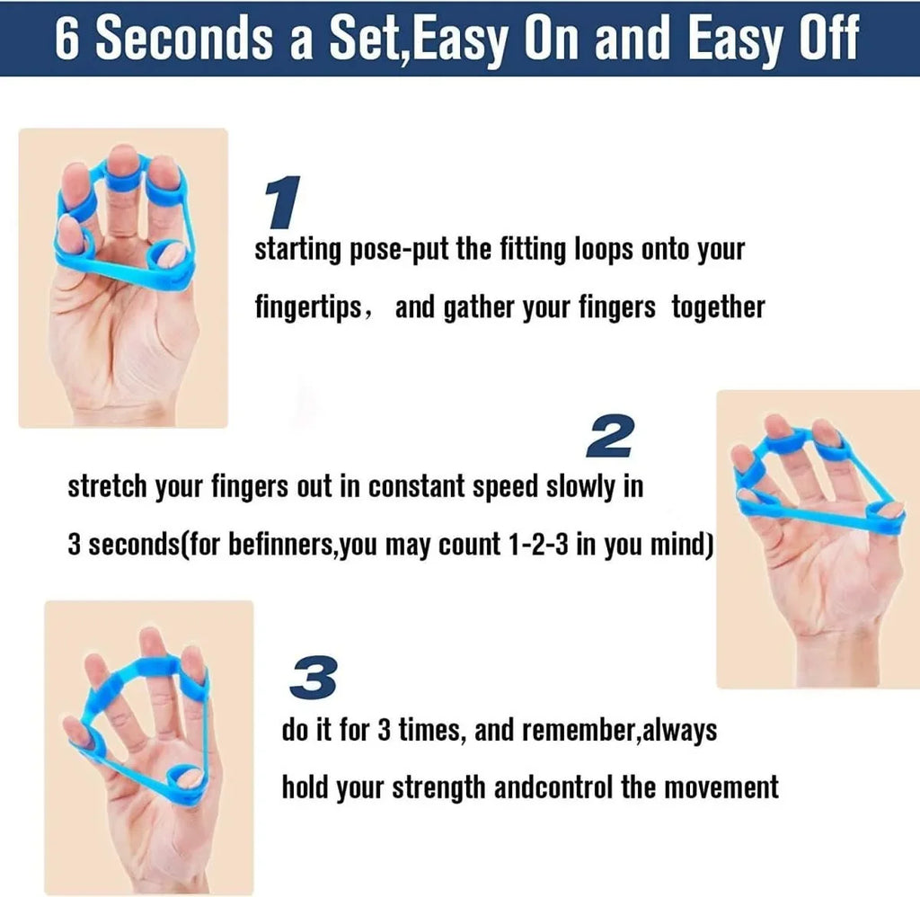Kalsten | 6-piece hand strengthener set to strengthen grip strength & relieve pain 1