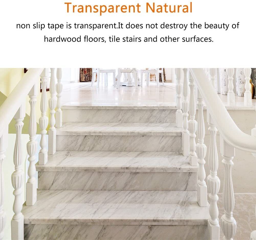 Kalsten | Clear Non-Slip Stair Tread Strips – Indoor Safety Grip Tape for Steps 2