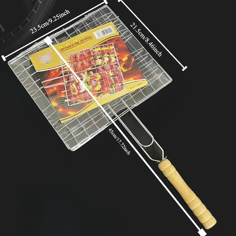 Kalsten | Grillaro BBQ Basket | Foldable & Non-Stick | Stainless Steel & Heat Resistant | For Meat & Vegetables 5