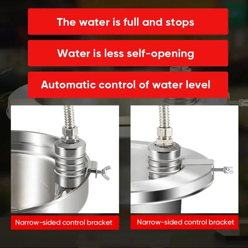 Kalsten | Mini-float-valve made of stainless steel – Automatic water level control 3