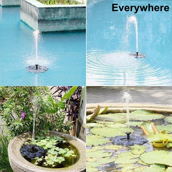 Kalsten | Solar Bionic Fountain for Gardens Birth Bath for Floor / Ground 4