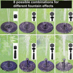 Kalsten | Solar Bionic Fountain for Gardens Birth Bath for Floor / Ground 6
