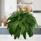 Kalsten | UV Resistant Artificial Boston Fern | Lifelike, Waterproof & Maintenance-Free for Outdoor Décor 3