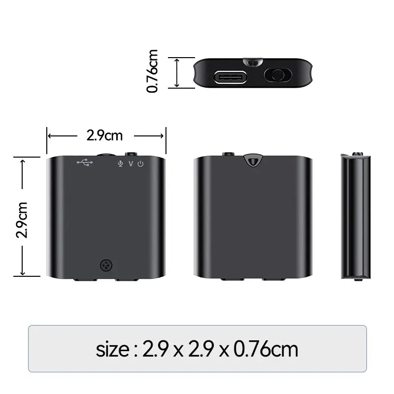 Mini Magnetic Voice Recorder One-Touch Recording 7
