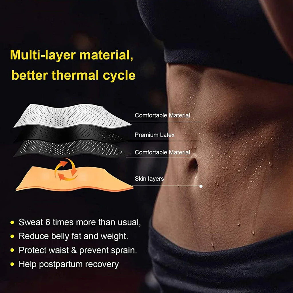 Neoprene Waist Trainer - SweatPro 4