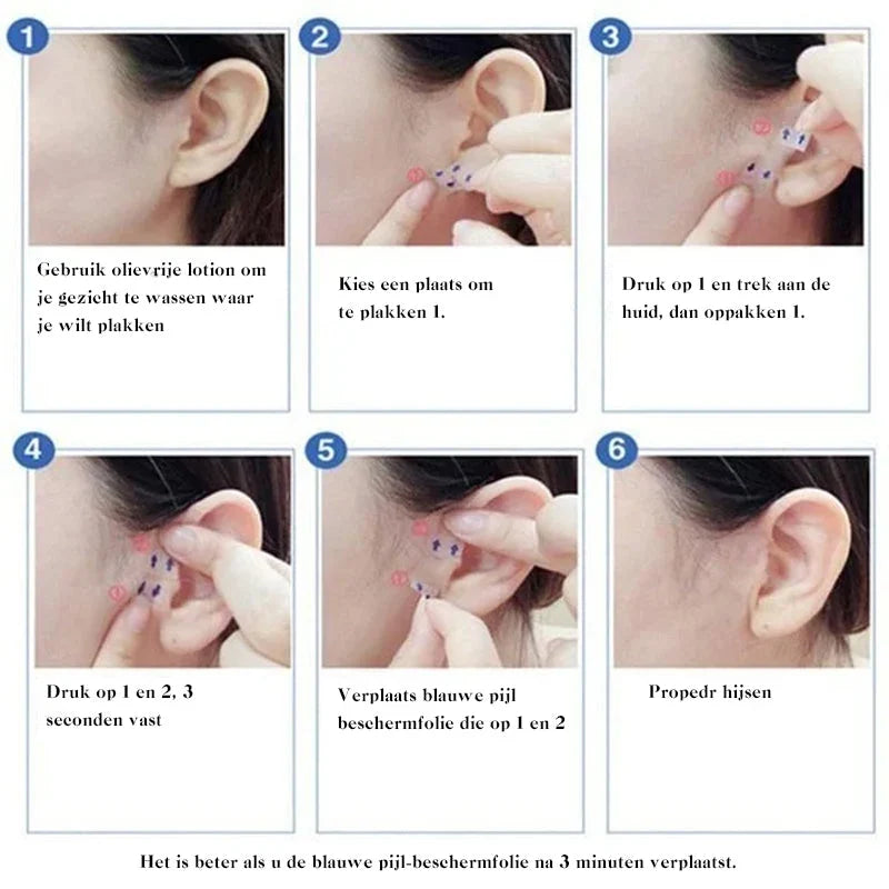 Invisible face tape