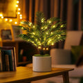 Artificial Palm Light – Faux Areca Plant with a Warm Glow Along Each Frond