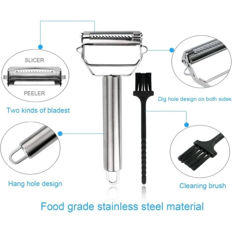 Dual-blade peeler