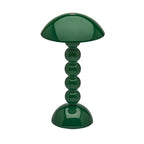 Rechargeable Bobbin LED Lamp in Racing Green with Adjustable Brightness 0