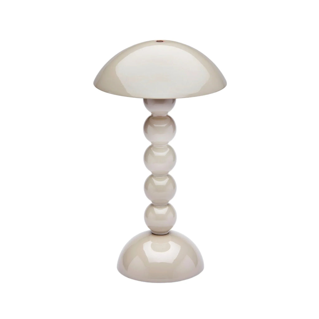 Rechargeable LED Lamp - Adjustable Brightness, Bobbin Design, Lacquer Finish 0