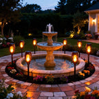 Solar Torch Light – Flickering Flame Effect That Switches On at Sunset