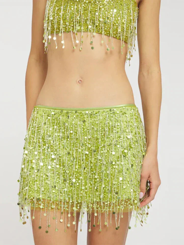 Sequin Tassel Bikini Set – Riviera 3