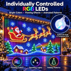 Smart RGBIC Outdoor LED Net Lights 3