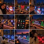 Smart RGBIC Outdoor LED Net Lights 5