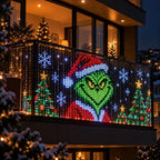 Smart RGBIC Outdoor LED Net Lights 8