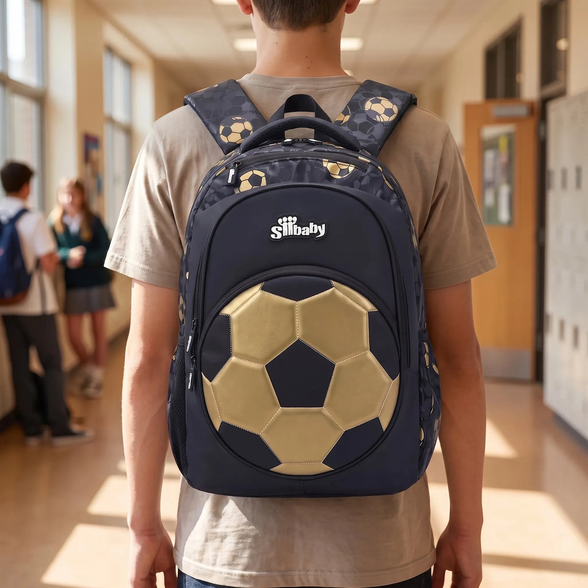 Soccer-Themed Children's School Backpack - Kiddix 1