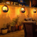Solar Powered Wall Pot Light 2
