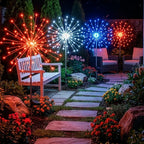 Patriotic Garden Lights – Solar Path Stakes With a Three-Color Twinkle
