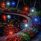 Patriotic Garden Lights – Solar Path Stakes With a Three-Color Twinkle