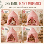 Thrives Outdoor | Tentrise Large Foldable Play Teepee 8