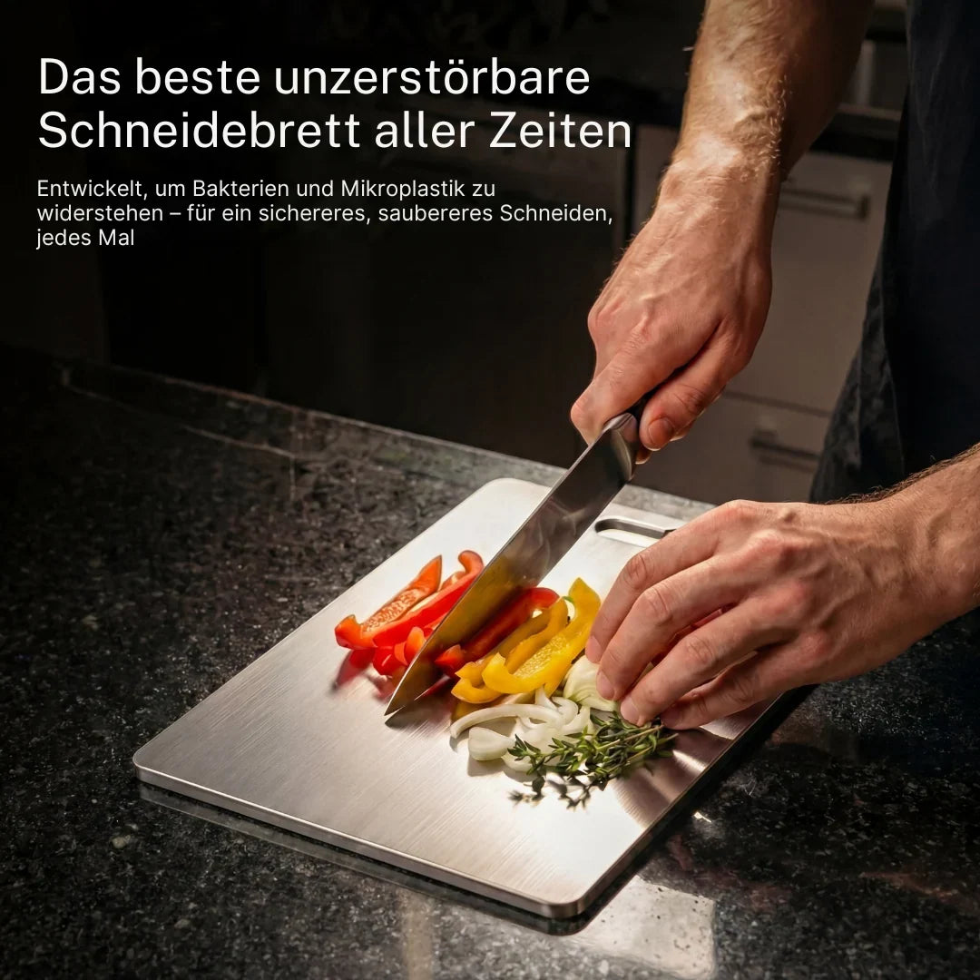Metal chopping board