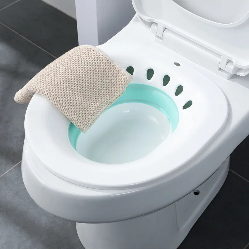 Tragbares Bidet – Zusammenklappbar, Hygienisch, Ideal für Unterwegs, Weiß 1