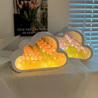 Flower Bedside Lamp – Tulip Bouquet Night Light in Pink, Purple or Blue