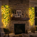 LED Ivy Pot Lamp – Trailing Faux Greenery with Warm Light for Shelves