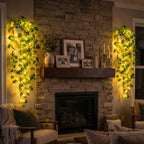 LED Ivy Pot Lamp – Trailing Faux Greenery with Warm Light for Shelves