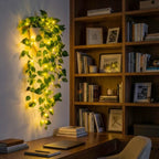 LED Ivy Pot Lamp – Trailing Faux Greenery with Warm Light for Shelves