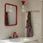 Wrought iron hook rail