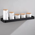Floating bathroom shelf