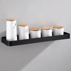 Floating bathroom shelf