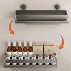 Stainless steel wall shelf