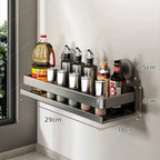 Stainless steel wall shelf