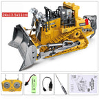 Remote Control Excavator Set – 4 RC Construction Toys for Kids, 1:24 Scale