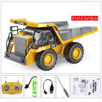 Remote Control Excavator Set – 4 RC Construction Toys for Kids, 1:24 Scale