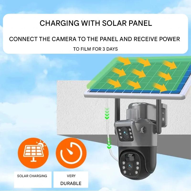 Wireless 4K Security Camera with Solar Panel – DualGuard 4K 6