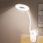 Wireless Clip-On Bedside Lamp with Adjustable Brightness and USB Charging 0