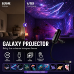 Star Projector USB – LED Galaxy Lamp with 10 Interchangeable Discs
