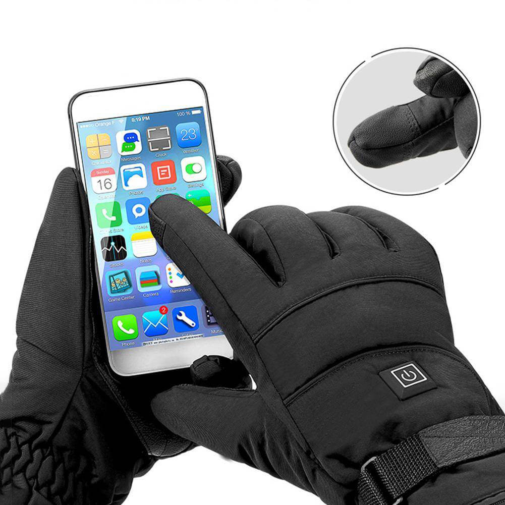 HeatGuard Waterproof Heated Gloves with Fast Warming, Touchscreen Control and Outdoor Comfort