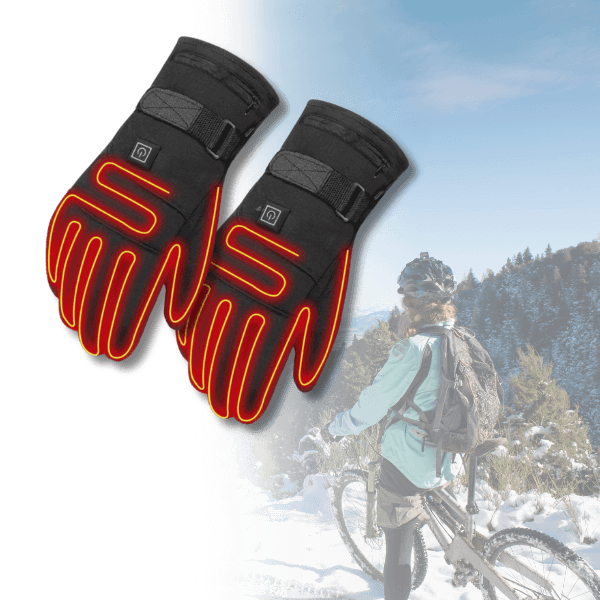HeatGuard Waterproof Heated Gloves with Fast Warming, Touchscreen Control and Outdoor Comfort